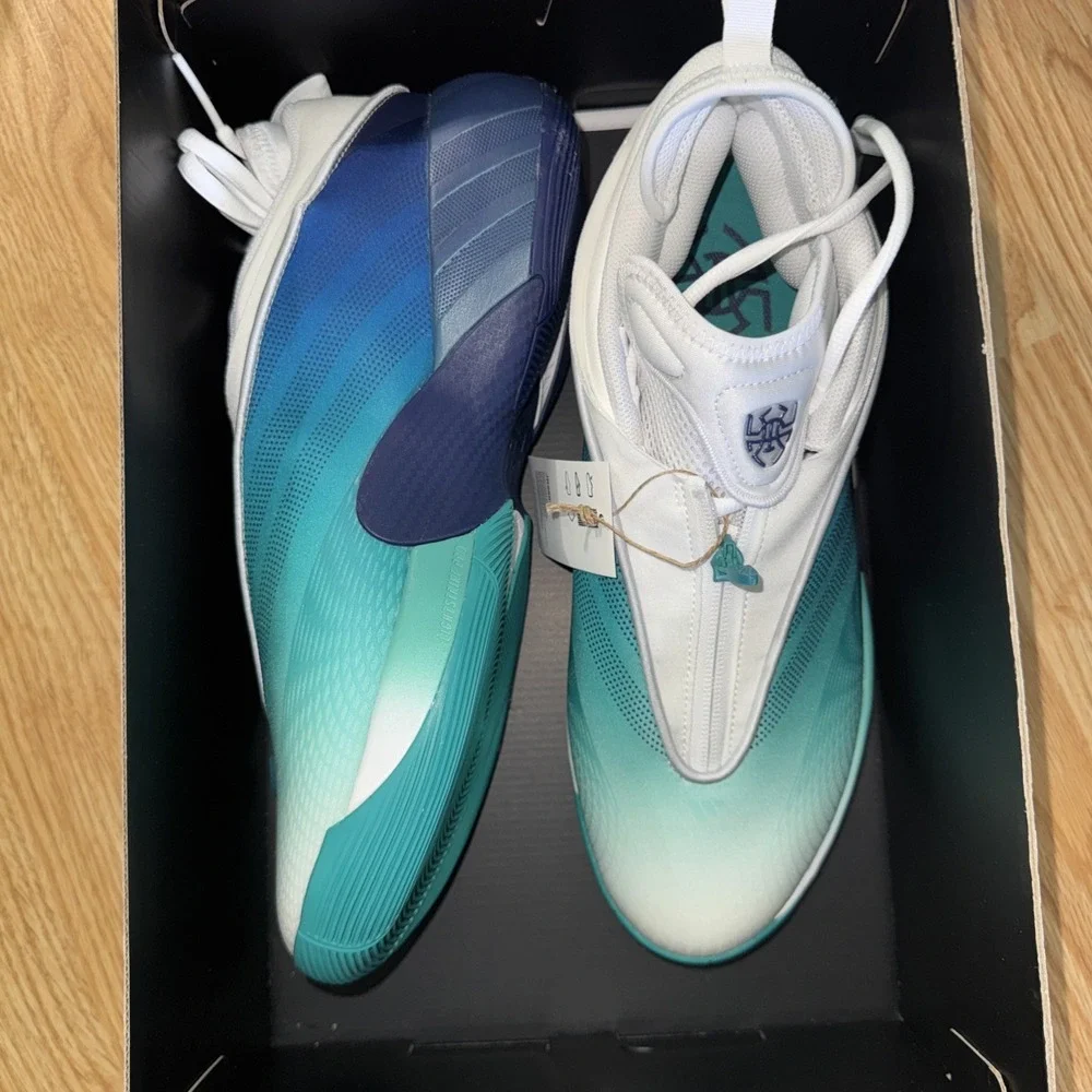 Adidas Men's Teal White Blue D.O.N. Issue 7 Basketball JR9502 Size 11.5 NO BOX